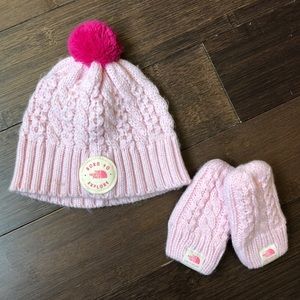 The North Face Baby Minna Hat and Mitten Set XXS